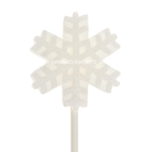 Load image into Gallery viewer, Frosty White and Blue Snowflakes Lollipops - Mix (24 Pieces)
