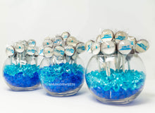 Load image into Gallery viewer, Colorful Lollipop Centerpieces - 15 Custom Lollipops with 6" Jar
