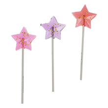 Load image into Gallery viewer, Starry Purple Star Fireworks Lollipops (24 Pieces)
